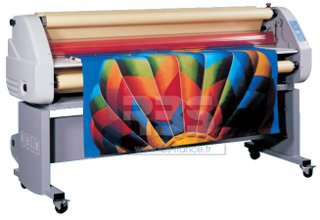 Laminateur rouleau sup�rieur chauffant