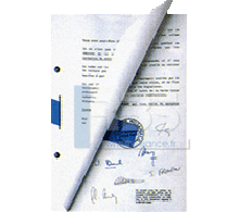reliure notariale securis�e