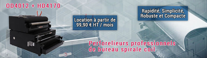 Relieuses professionnelles pour spirale coil