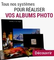 Nos systèmes pour réaliser vous-même vos albums photo professionnels