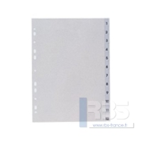 Intercalaires maxi polypro num. 12 touches