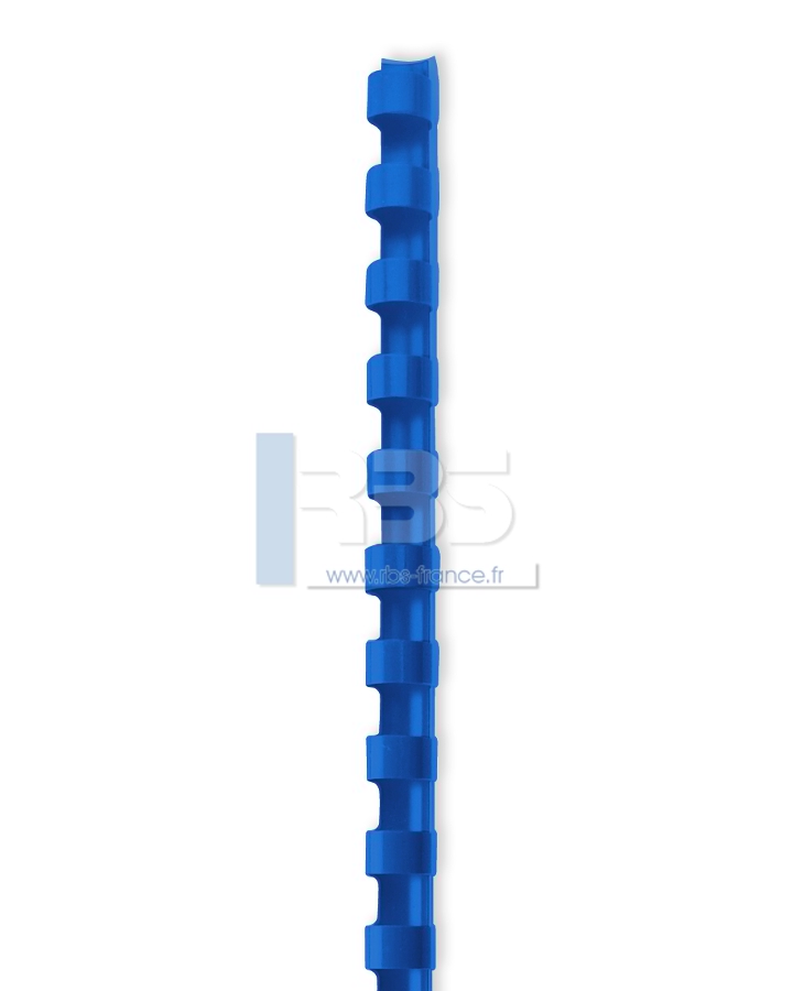 Anneaux plastiques 21 trous - A4- 14.28 - Coloris : Bleu