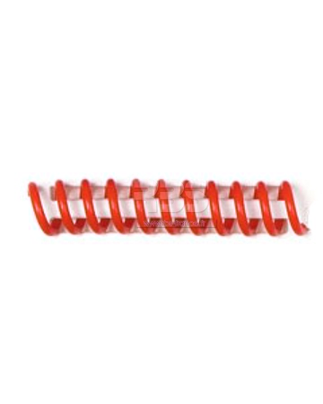 Spirale coil plastique pas 4:1 format A4 CREATIVE - Coloris : Rouge