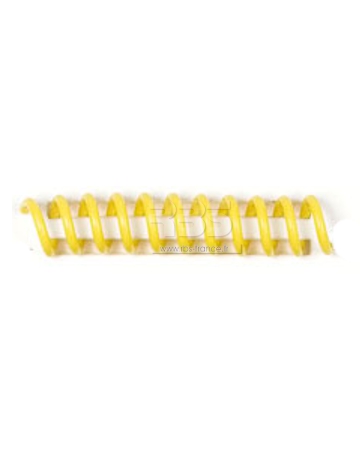 Spirale coil plastique pas 4:1 format A4 CREATIVE - Coloris : Jaune