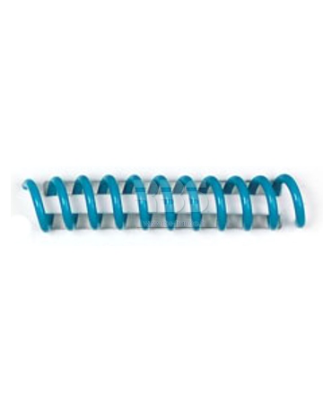 Spirale coil plastique pas 4:1 format A4 CREATIVE - Coloris : turquoise