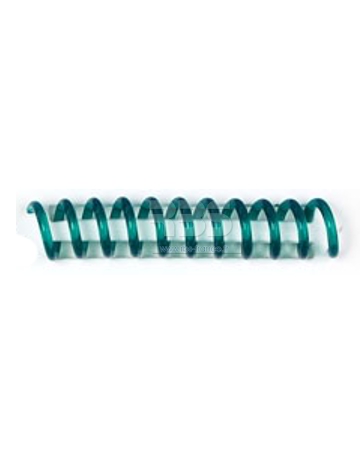 Spirale coil plastique pas 4:1 format A4 CREATIVE - Coloris : Vert Translucide