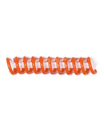 Spirale coil plastique pas 4:1 format A4 CREATIVE - Coloris : Orange