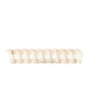 Spirale coil plastique pas 4:1 format A4 CREATIVE - Coloris : Ivoire