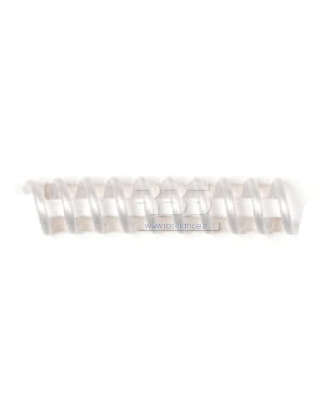 Spirale coil plastique pas 4:1 format A4 CREATIVE - Coloris : Blanc Nacré