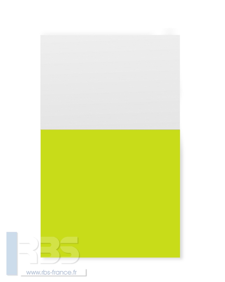 Chemises à oeillets pour agrafage Standing 240g - Coloris : Lime Tonic