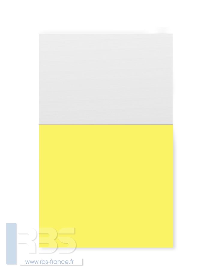 Chemises à oeillets pour agrafage Standing 240g - Coloris : Citron