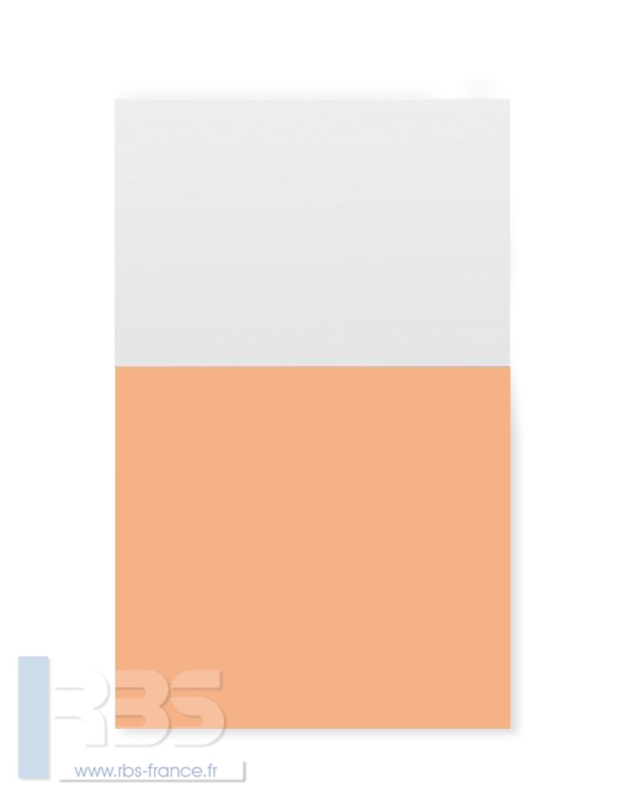 Chemises à oeillets pour agrafage Standing 240g - Coloris : Abricot