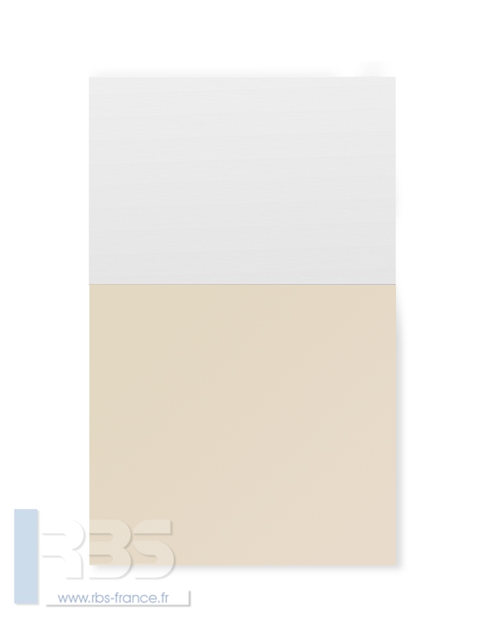 Chemises à oeillets pour agrafage Standing 240g - Coloris : Perle