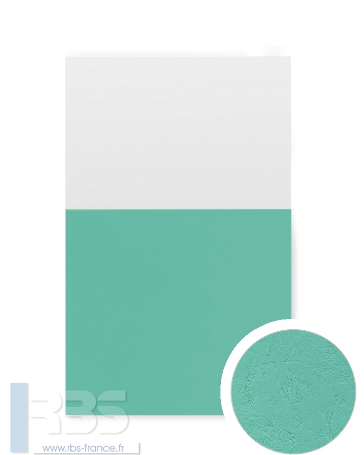 Couverture d'emboîtage Grain cuir 260g - Coloris : Vert d'eau