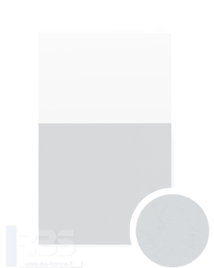 Couverture d'emboîtage Grain cuir 260g - Coloris : Argent