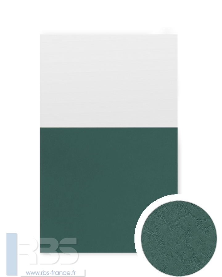 Couverture d'emboîtage Grain cuir 260g - Coloris : Vert Sapin