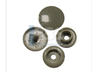 Lot De 12 Boutons Ronds Vintage 25 Mm – Vert Plastique Effet Tissu, Idéal Pour Customiser