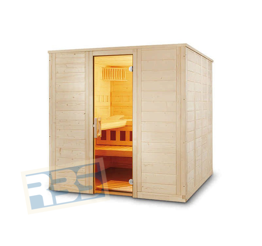 Cabine de sauna traditionnel finlandais Soren 5 personnes